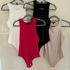 Lot of 4 Express bodysuits